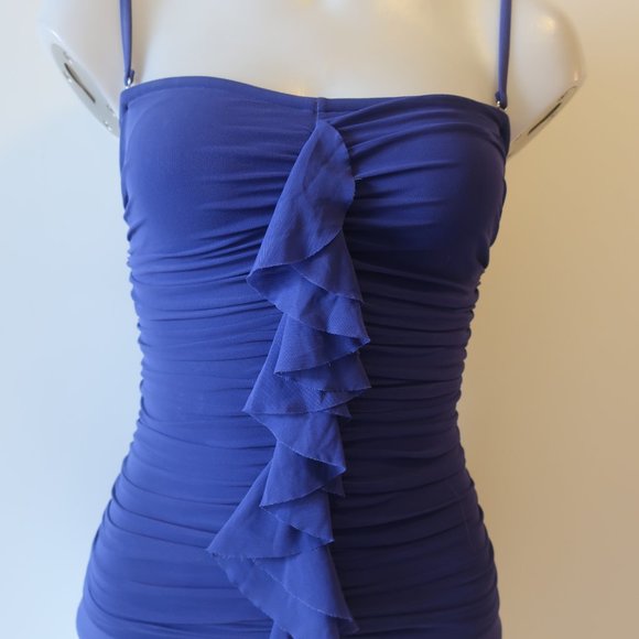 Womens Be Creative Purple Ruched One Piece Swimsuit S * - Picture 5 of 13